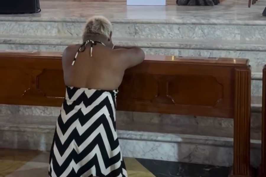 De volta a Belém, Patixa Teló  visita Basílica de Nazaré 