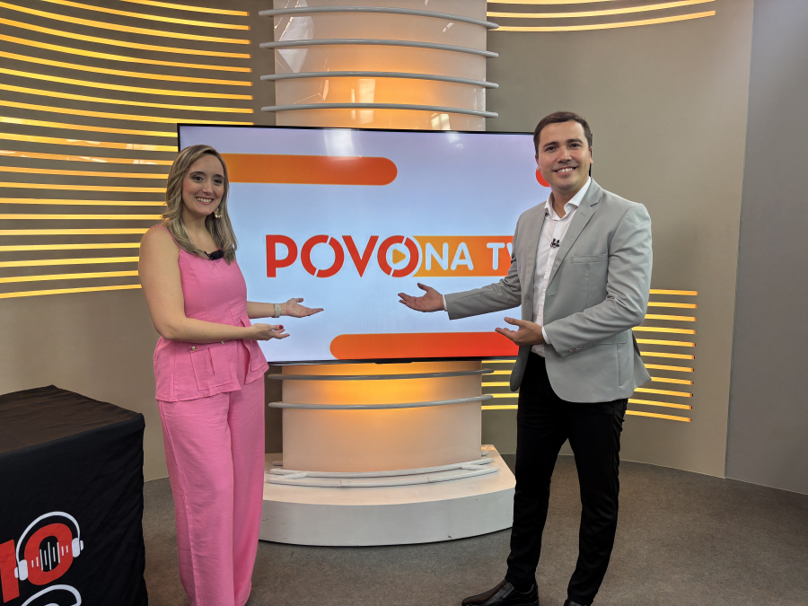 Bianca Teixeira e Márcio Lins celebram estreia do ‘Povo na TV’