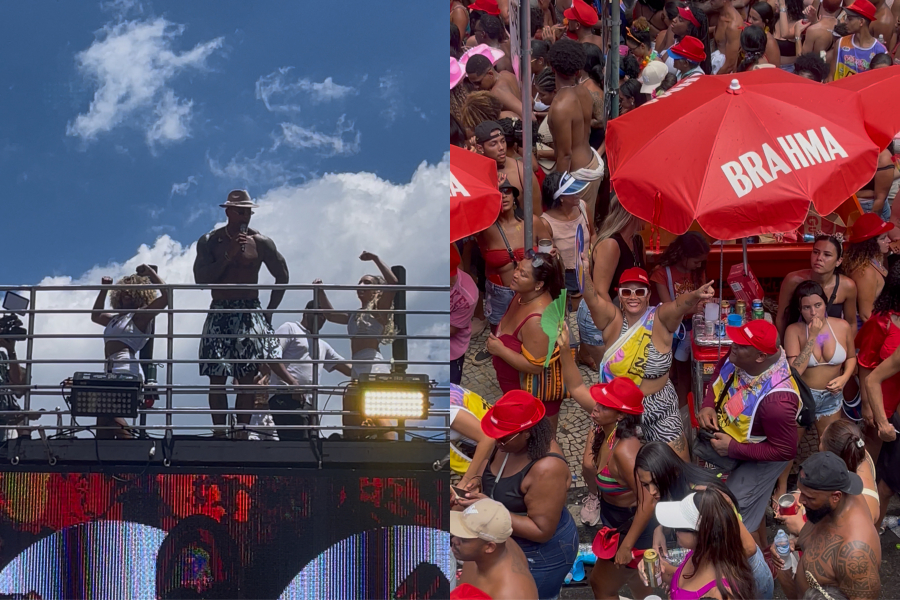 Léo Santana arrasta 250 mil foliões e transforma o Centro do Rio em micareta