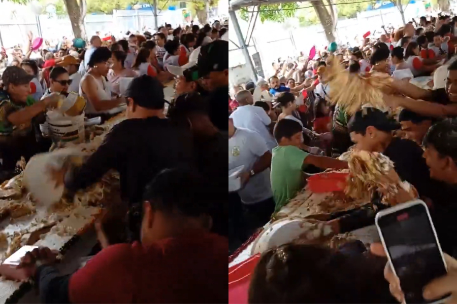 Bolo de 50 metros acaba em menos de 30 segundos no aniversário de Macapá