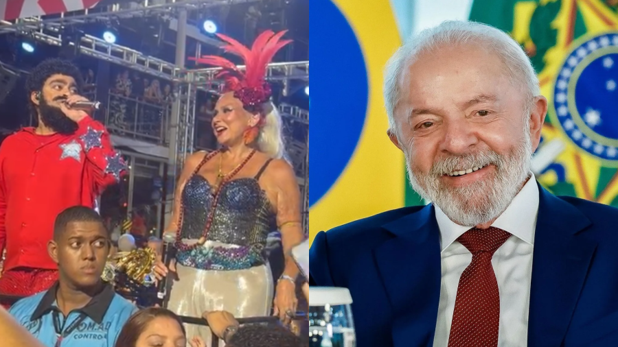Fafá de Belém abre desfile da Acadêmicos de Niterói na Sapucaí com homenagem a Lula