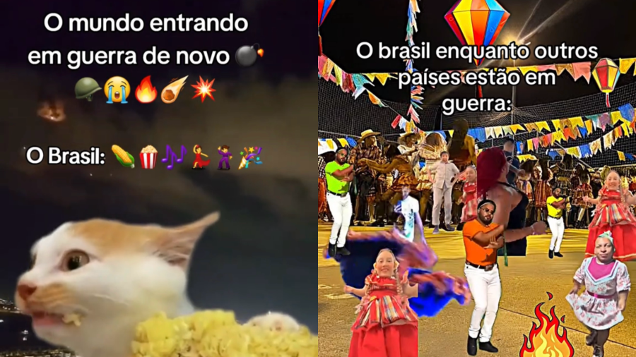 Em meio ao temor de guerra, internet brasileira reage com humor