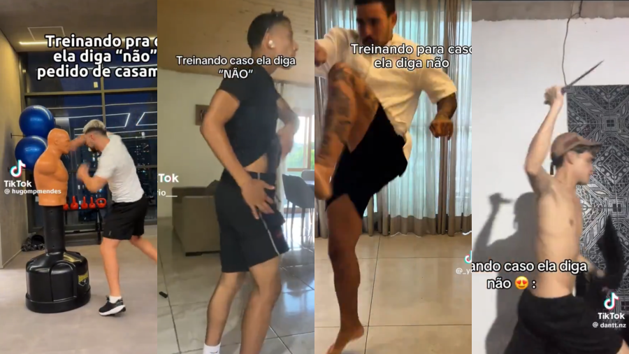 “Treinando caso ela diga não”: trend do TikTok é criticada em meio a alta de feminicídios