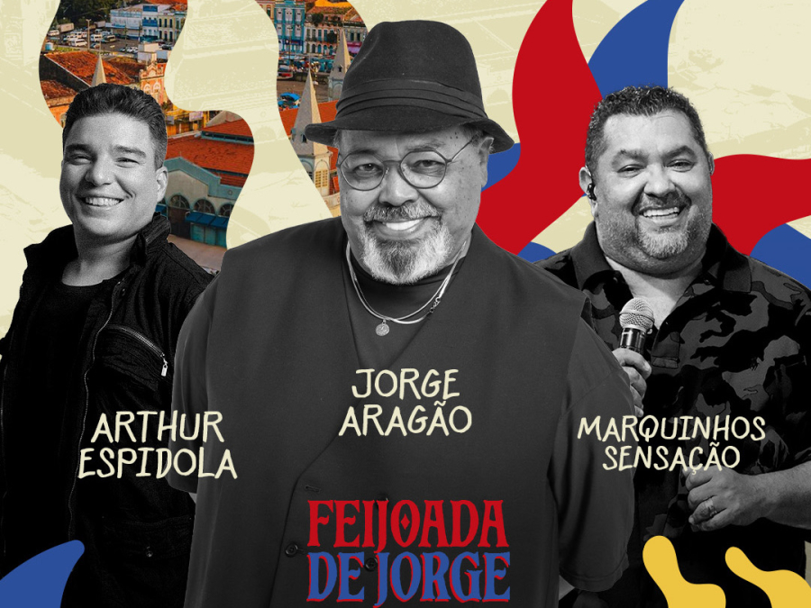 Feijoada de Jorge chega a Belém com show de Jorge Aragão e convidados neste sábado (21)