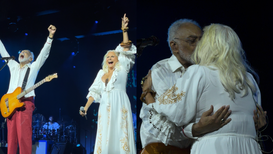 Fafá de Belém e Gilberto Gil revivem clássico “Emoriô” em noite histórica na capital paraense