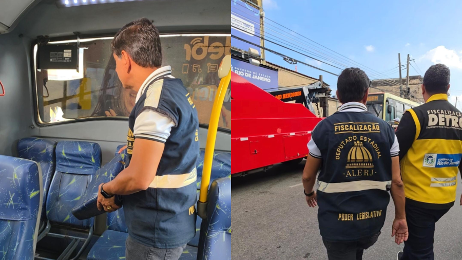 Comissão de Transportes da Alerj autua 10 ônibus em fiscalização na Baixada Fluminense