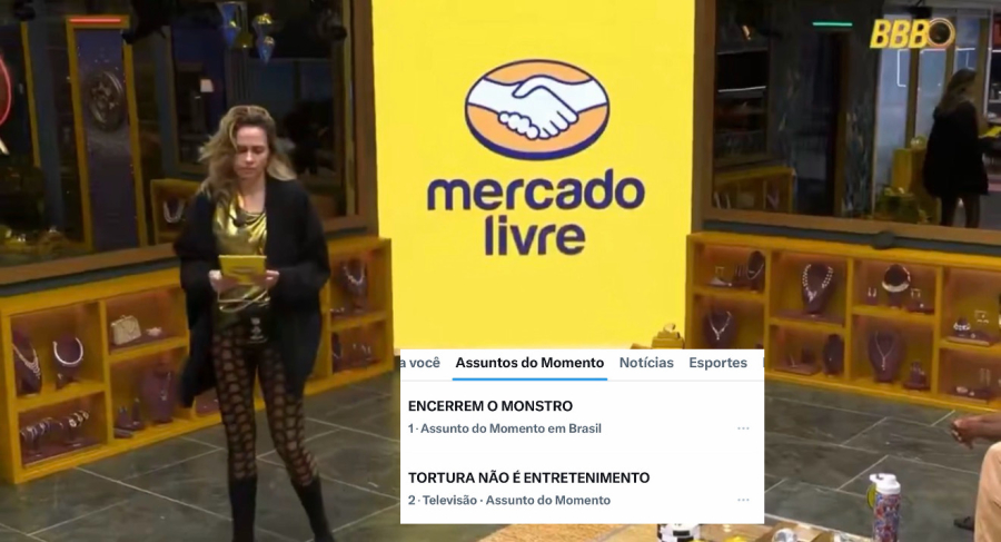 Ana Paula desabafa sobre dor durante ação do Mercado Livre, produção suspende Monstro e aciona médico