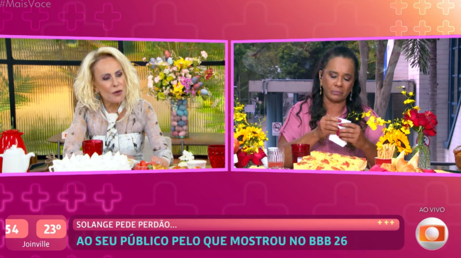 Solange Couto leva resposta atravessada de Ana Maria 
