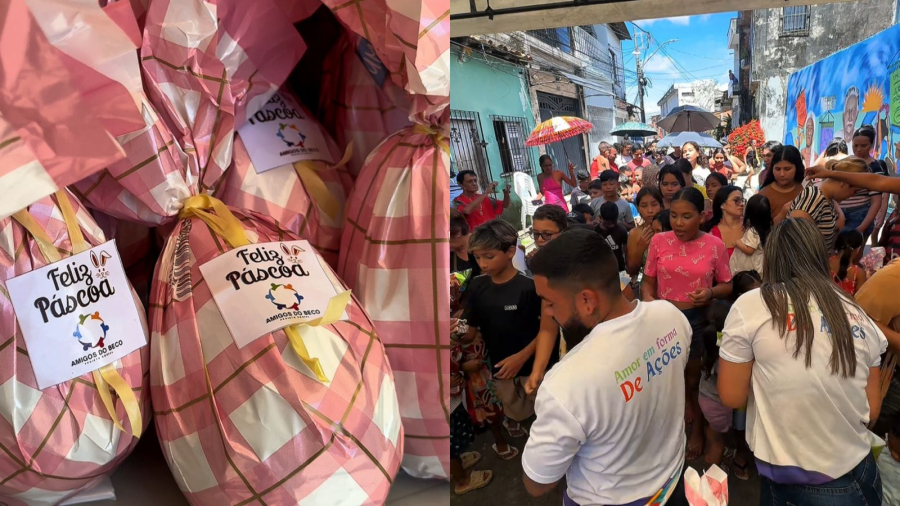 Belém: ação de Páscoa leva alegria a crianças e moradores do bairro do Guamá
