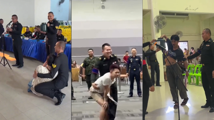 Entre desespero e festa, gays roubam a cena em sorteio do alistamento militar da Tailândia