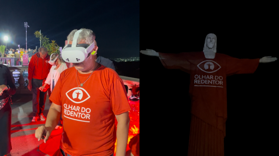 Cristo Redentor ganha experiência inédita em realidade aumentada e vira portal interativo no Rio