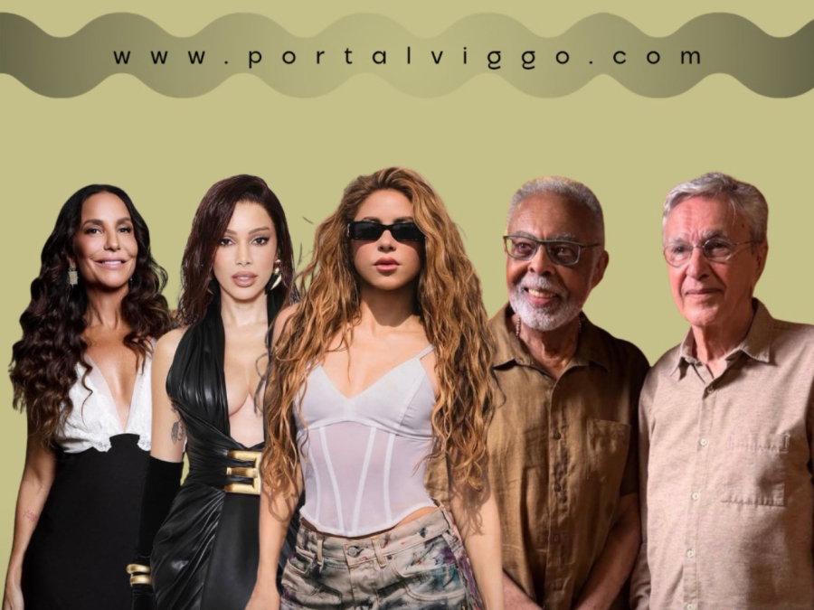 Além de Anitta, show de Shakira pode ter participações de Ivete, Caetano e Gil