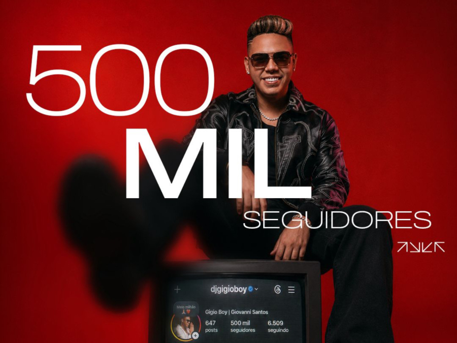 DJ Gigio Boy, o DJ Style do Momento, bate recorde de 500 mil seguidores nas redes sociais