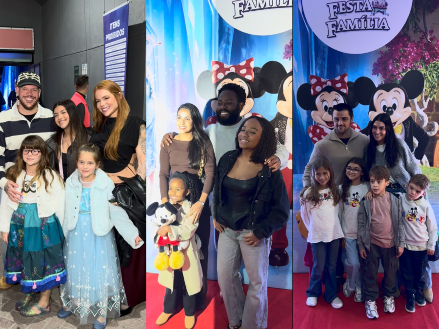 Famosos levam os filhos para estreia de Disney On Ice no Rio de Janeiro