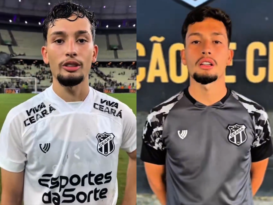 Após viralizar por trejeitos em vídeo, jogador do Ceará reaparece diferente e gera debate nas redes