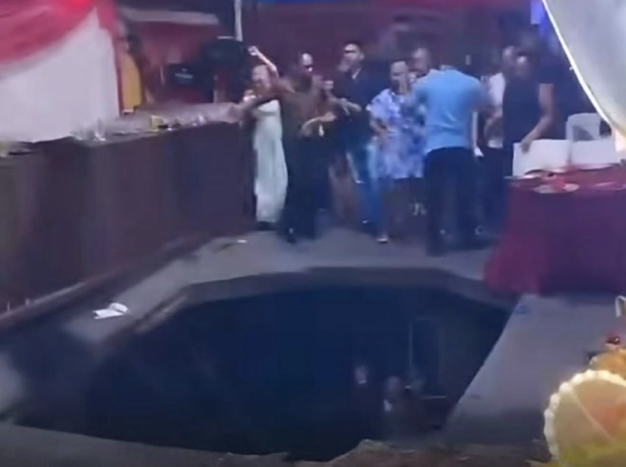 Parte do piso do Palafita cede durante festa de aniversário na Cidade Velha, em Belém