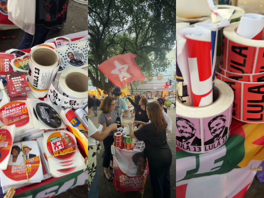 Procura por material de campanha de Lula aumenta no Rio e em Belém na reta final das eleições