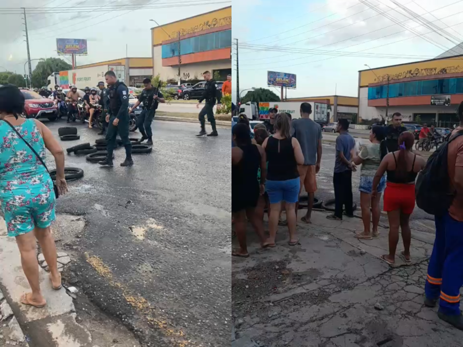 Moradores do Parque Verde organizam manifestação após dias sem abastecimento de água em Belém