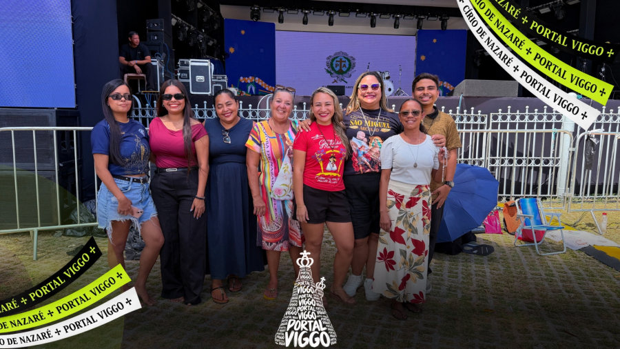 Fãs de Frei Gilson chegam cedo à Praça Santuário para garantir lugar na grade do Círio Musical