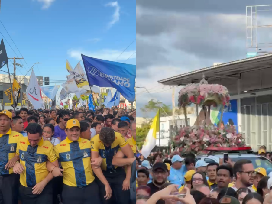 Romaria da Juventude reúne jovens em caminhada de fé rumo à Basílica de Nazaré, em Belém
