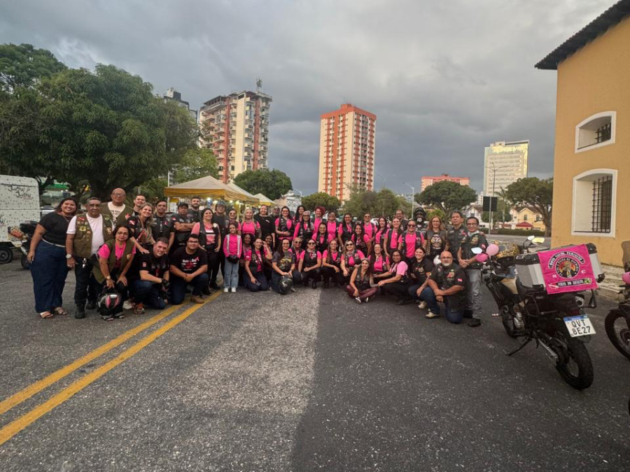 Feras do Asfalto promove 7º Passeio Outubro Rosa com foco na prevenção ao câncer em Belém