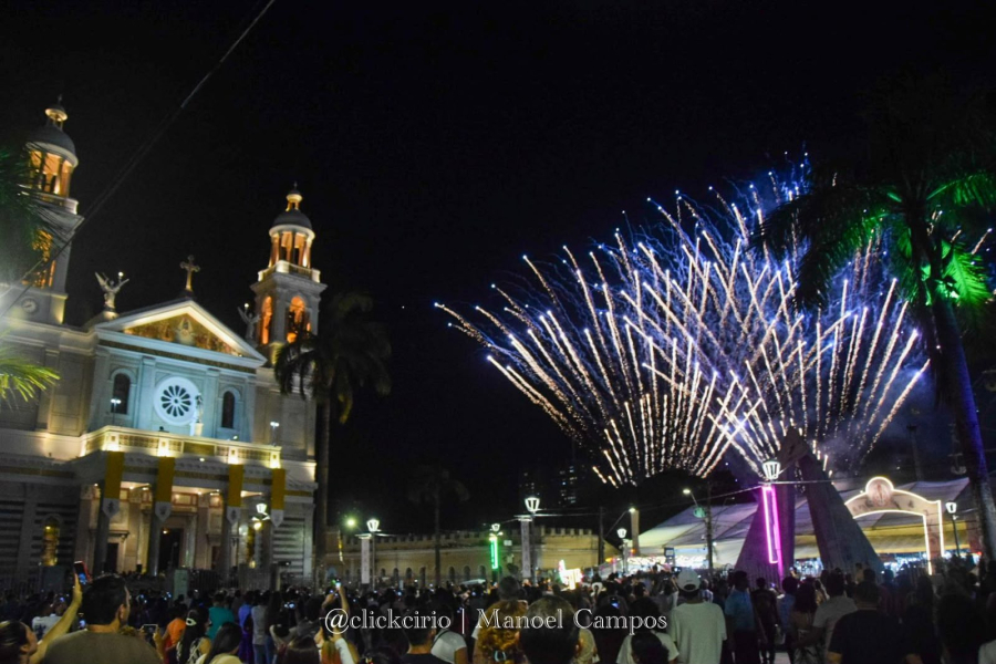 Círio 2026 termina com tradicional queima de fogos e anuncia tema de 2027: “Maria, Mãe da Palavra que se fez Carne”