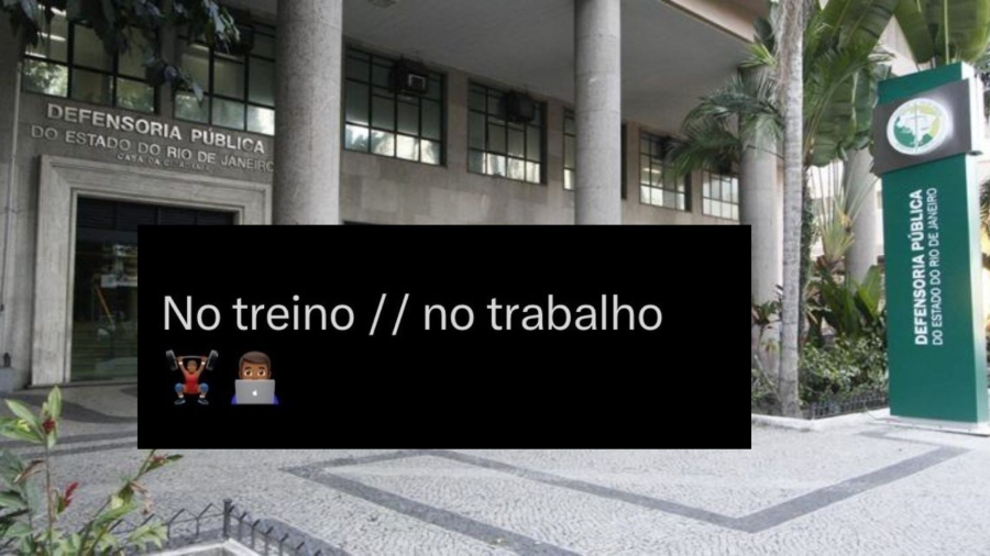 Estagiário é demitido da Defensoria Pública do RJ após publicar vídeo adulto com crachá em perfil +18, gravado em banheiro da instituição